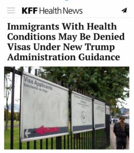 Трамп ограничивает визы для людей с ожирением и диабетом