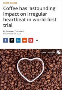 Утренний кофе защищает сердце и снижает риск инсульта