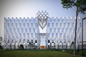 Умный кран ускорил стройку нового корпуса Склифа