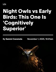 Ученые: Поздний подъем свидетельствует о высоком интеллекте