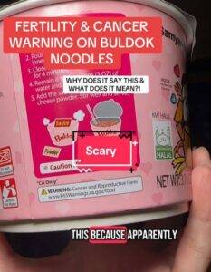 Калифорния предупреждает: лапша Buldak содержит опасные вещества