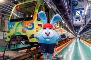 Поезд со Смешариками и Фиксиками запустили в московском метро